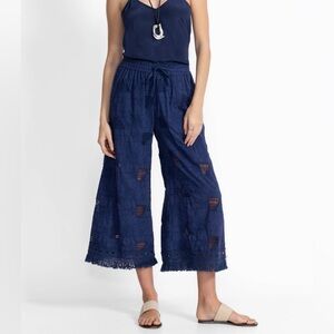 Johnny Was MINCA Pants night blue, never worn